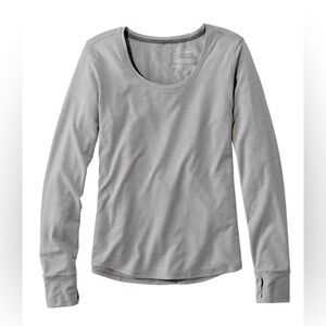 Women's Encompass Merino Wool-Blend Scoopneck, Long-Sleeve